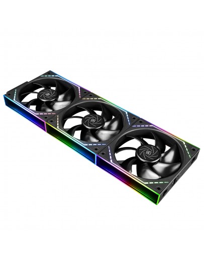 Thermalright Комплект вентилатори Fan Pack 3-in-1 3x120mm - TL-M12Q x 3 - Infinity Mirror, Daisy-Chain, A-RGB