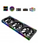 Thermalright Комплект вентилатори Fan Pack 3-in-1 3x120mm - TL-M12Q x 3 - Infinity Mirror, Daisy-Chain, A-RGB