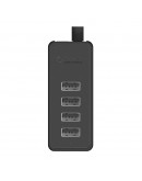 Orico хъб USB2.0 HUB 4 port - USB/Micro USB input, Black - W5P-U2-100-BK-EP