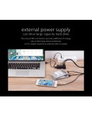 Orico хъб USB2.0 HUB 4 port - USB/Micro USB input, Black - W5P-U2-100-BK-EP