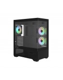 Zalman кутия Case ATX - Chronix BLACK - 3 x 120 mm A-RGB, USB-C, Tempered Glass