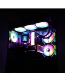 Zalman кутия Case ATX - Chronix BLACK - 3 x 120 mm A-RGB, USB-C, Tempered Glass