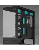 Zalman кутия Case ATX - Chronix BLACK V2 - 3 x 120 mm A-RGB, USB-C, Tempered Glass