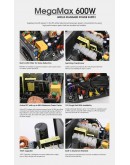 Zalman захранване PSU MegaMax 600W 80+ ZM600-TXII