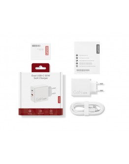 LENOVO DUAL 65W USB-C ADAPT WH