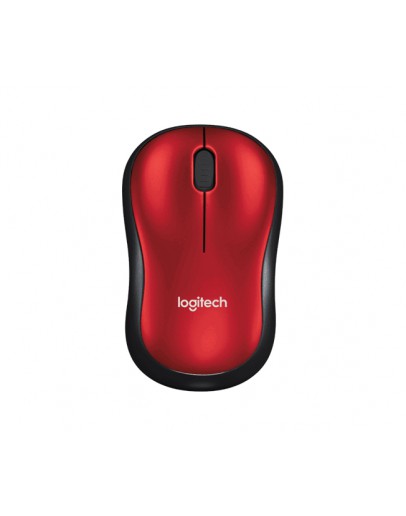 LOGITECH M185 WL/NB/ BLACK/RED