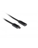 Lanberg USB-C M/F 3.1 cable 0.5m, Black
