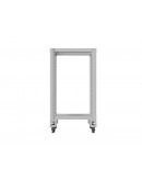 Lanberg open rack 19 18U 600x800, grey