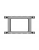 Lanberg open rack 19 18U 600x800, grey