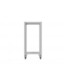 Lanberg open rack 19 22U 600x800, grey