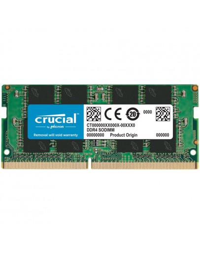 Crucial 16GB DDR4-3200 SODIMM CL22 (8Gbit/16Gbit)