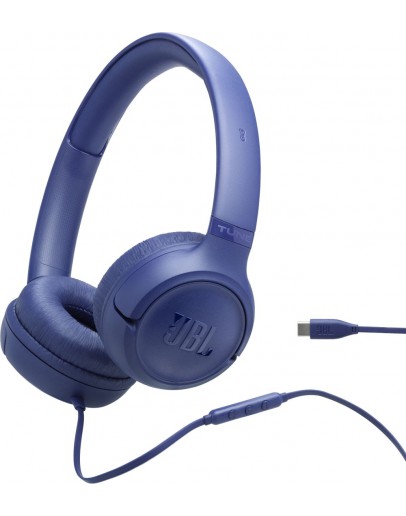 JBL TUNE 530C BLU USB-C Wired on-ear headphones