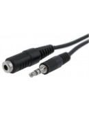 Аудио кабел DeTech M - F, 3.5мм, 1.5м - 18147