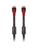 Кабел, DeTech, HDMI - HDMI M/М, 15m, С оплетка и ферит - 18310
