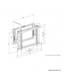 Neomounts Wall Mounted video wall mount (pop-out/l