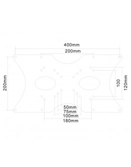 Neomounts VESA Conversion Plate - VESA 75/100 - 20