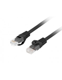 Lanberg patchcord CAT.6 utp lszh cu 1m black fluke