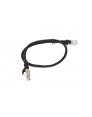 Lanberg patch cord CAT.5E 0.5m, black