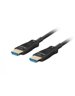 Lanberg HDMI M/M v2.1 cable 100m optical black aoc