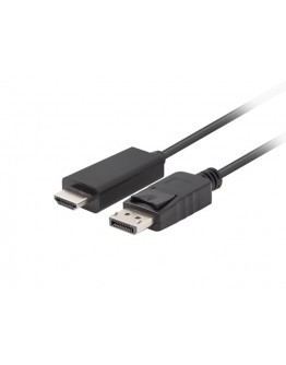 Lanberg display port (M) V1.1 -> HDMI (M) cable 1.