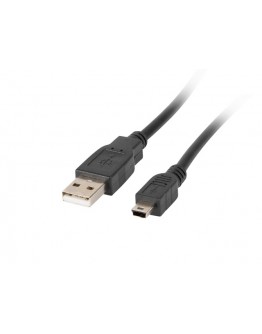 Lanberg USB MINI-B(M) ->  USB-A (M) 2.0 cable 1.8m