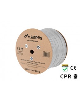 Lanberg LAN cable CAT.6a uftp 305m solid cu lszh g