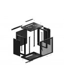 Lanberg rack cabinet 19 wall-mount 12U/600x450 wit