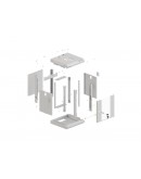 Lanberg rack cabinet 10 wall-mount 9U/300x300 (fla