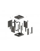 Lanberg rack cabinet 10 wall-mount 6U/300x300 (fla