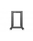 Lanberg open rack 19 18U 600x800 black
