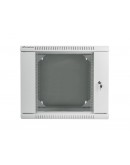 Lanberg rack cabinet 19 double-section wall-mount 