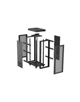 Lanberg rack cabinet 19 free-standing 32U/600X600 