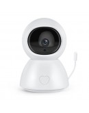 Смарт охранителна камера No brand PST-BM289, Бебефон, 2.0Mp, Вътрешен монтаж, Wi-Fi, Tuya Smart, Бял - 91026