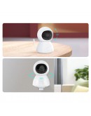 Смарт охранителна камера No brand PST-BM289, Бебефон, 2.0Mp, Вътрешен монтаж, Wi-Fi, Tuya Smart, Бял - 91026