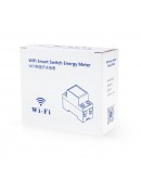 Смарт електромер No brand PST-ZMAi-90, За 35mm DIN, 220V, 60A, Wi-Fi, Tuya Smart, Бял - 91023