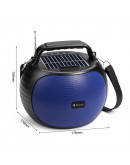 Тонколона Kisonli SC-22, Bluetooth, Солар, USB, SD, AUX, Различни цветове - 22322