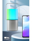 Тонколона Kisonli Q6 Plus, Bluetooth, AUX, SD, FM, RGB, Сребрист - 22282