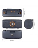 Тонколона Kisonli K2, Bluetooth, USB, SD, FM, Сив - 22292