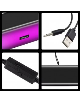 Тонколона Kisonli i-630, Bluetooth, AUX, 2x3W, Черен - 22232