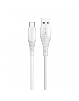 Кабел за данни DeTech DE-44C3, Type-C, 3.0m, Бял - 40272