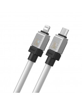 Кабел за данни Baseus CoolPlay, Type-C - Lightning, 20W, 1.0m, Бял - 40453