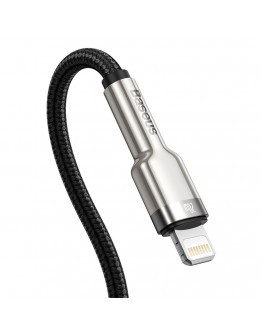 Кабел за данни Baseus Cafule, Type-C - Lightning, 20W, 1.0m, Черен - 40475