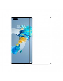 Стъклен протектор No brand, За Huawei Mate 40, 3D, 0.3mm, Черен - 52664