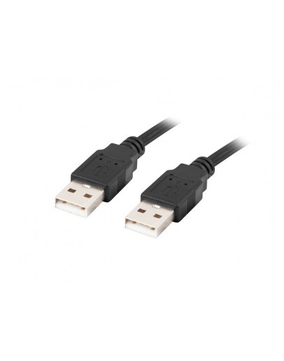 Lanberg USB-A M/M 2.0 cable 1.8m black