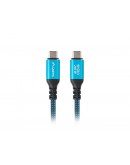 Lanberg USB-C M/M 4.0 cable 2m 240w 8k 60hz black-
