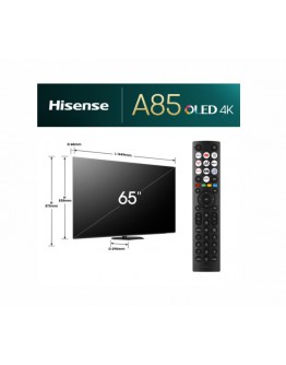 Hisense 65 A85N, 4K UHD OLED Smart TV, 120Hz, HDMI