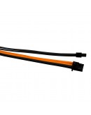 1stPlayer комплект удължителни кабели Custom Modding Cable Kit Black/Orange - ATX24P, EPS, PCI-e - BOR-001