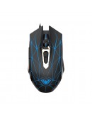 Геймърска мишка Aula S50, Оптична, 7D, RGB, Черен - 743