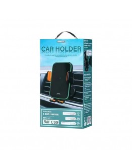Универсална стойка за телефон Remax RM-C69, Безжично зареждане, Черен - 40532