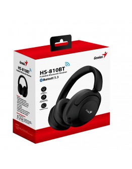 Genius безжични слушалки Headphones Bluetooth 5.3 - HS-810BT, Black